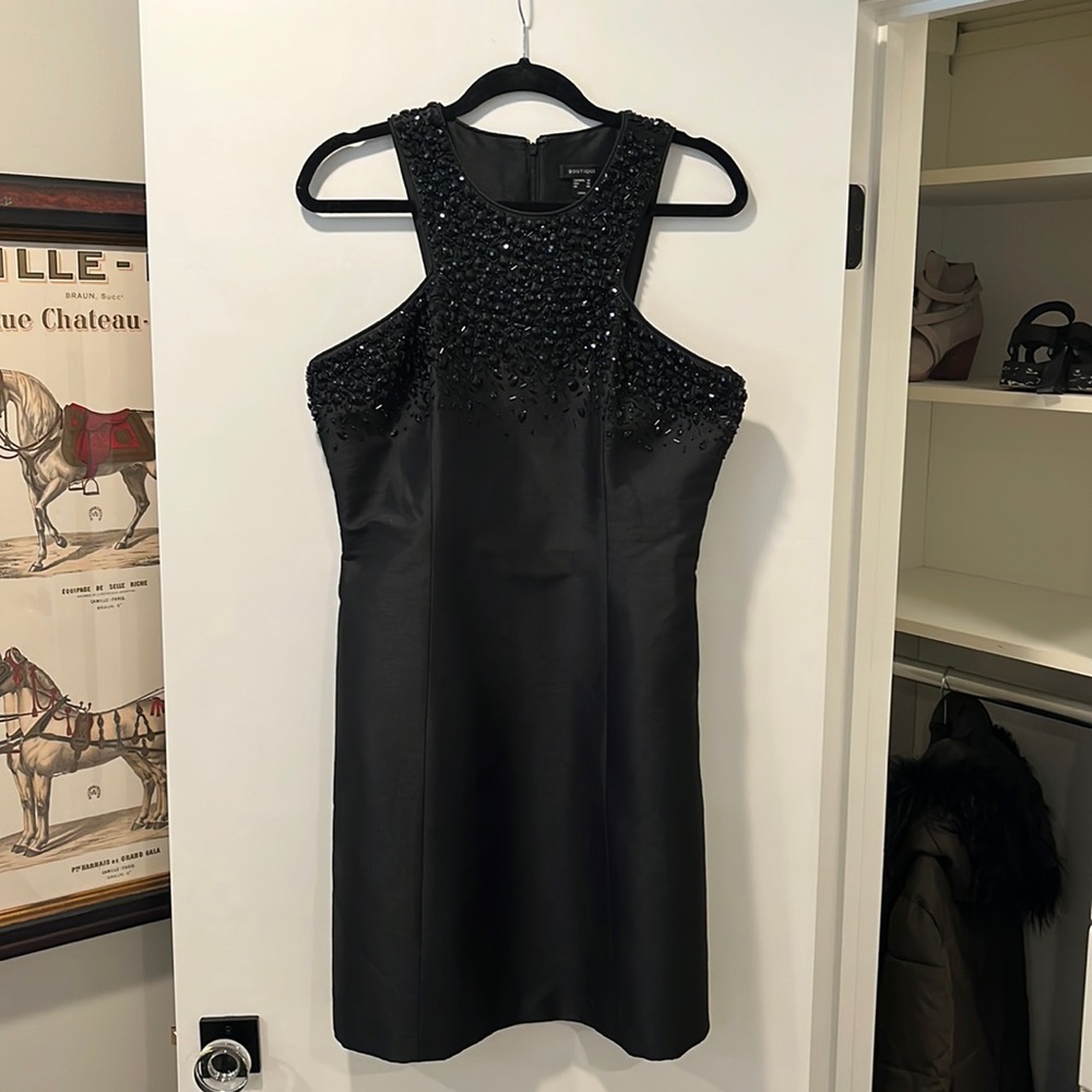 Black cocktail dress